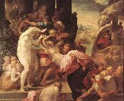 Francesco Primaticcio The Rape of Helene oil painting on canvas